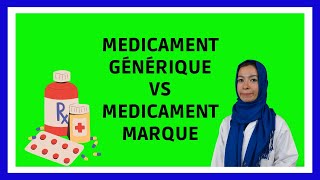 Difference Médicament Générique et Médicament Princeps [upl. by Hbaruas]