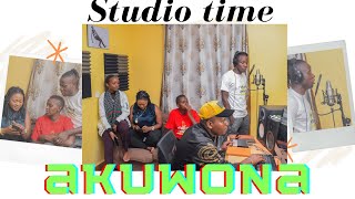 AKUWONA STUDIO SESSION WITH VICKY PON DIS  prt 1 [upl. by Ymaral657]