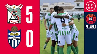 Resumen PrimeraFederación  Atlético Sanluqueño 50 Atlético Baleares  Jornada 4 Grupo 2 [upl. by Zed]