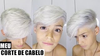 CORTE DE CABELO MASCULINO 2017 COMO FAZER  UNDERCUT COM FRANJA  DIVOS ENSINAM [upl. by Claud]