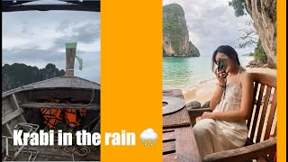 KRABI in the RAIN 🌧 ⎟Travel Vlog [upl. by Avin]