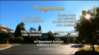 Neighbours 2011 Closing Credits Long Version [upl. by Esilrac]