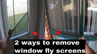 How to remove and install fly screens [upl. by Ahsitil]