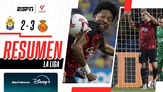 MOJICA LE DIO LA VICTORIA AGÓNICA A LOS BERMELLONES  Las Palmas 23 Mallorca  RESUMEN [upl. by Yorgos]