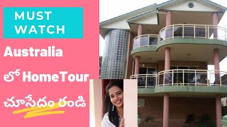 Home Tour In Australia  Telugu Vlogs  Dadsgirl Vinee  Sydney Telugu Vlogs  Latest House [upl. by Aihsined]