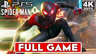 SPIDERMAN MILES MORALES Gameplay Walkthrough Part 1 FULL GAME 4K 60FPS PS5  No Commentary [upl. by Aziza]