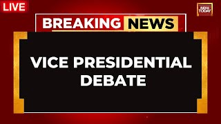 US Vice Presidential Debate Live News  US Election News  Democrat vs Republican [upl. by Negroj]