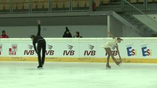 5 M JASKOLKA  P SNOPEK POL  ISU JGP Austria 2011 Junior Pairs Free Skating [upl. by Asilim]