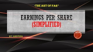 EARNINGS PER SHARE [upl. by Aisenet]