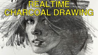 Realtime Portrait Drawing 134 [upl. by Attenna]