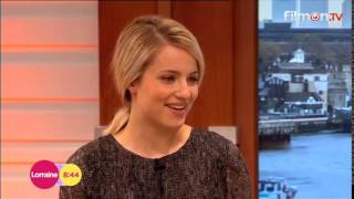 Dianna Agron interview on Lorraine [upl. by Oram]