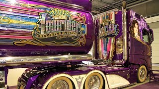 Lowrider Auvinen Truck quotAt Motor Show 2017 Bilsportquot [upl. by Clare823]