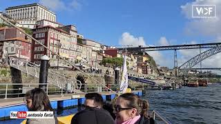 Viagem no Rio Douro 04 Dezembro 2023 Porto Portugal [upl. by Delp]