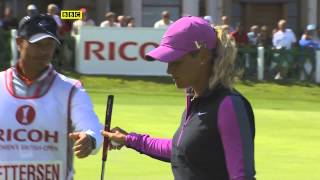 2013 Ricoh Womens British Open Round Two Highlights [upl. by Marjy]