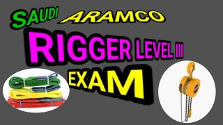 saudi aramco rigger level 3 exam questions and answers [upl. by Filbert]