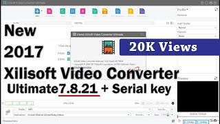 Xilisoft Video Converter Ultimate 7821 2017  Serial key [upl. by Baggett]