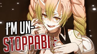 Nightcore  Unstoppable Rock Version Lyrics [upl. by Prinz]