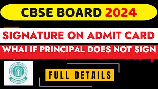 Signature on Admit Card  How To Download Admit Card for Private Candidates 2024 [upl. by Eidda]