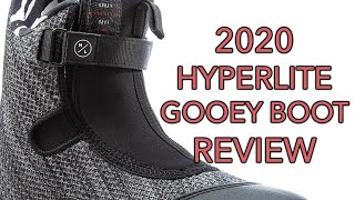 Hyperlite Gooey Wakeboard Boots Review  System Bindings [upl. by Otsirc]