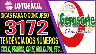 Dicas Para Lotofacil 3172 Analise Tendências E Estudos Com Ferramentas Avançadas [upl. by Thilda]