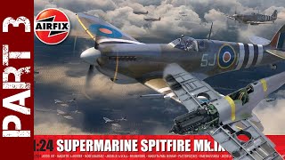 New Airfix 124 Spitfire  finishing the cockpit  part 3 [upl. by Corbin]