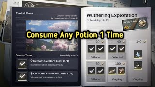 Consume Any Potion 1 Time  Wuthering Exploration Event Guide [upl. by Lucie]