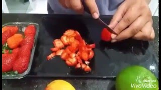 Receita Salada de fruta Especial [upl. by Ttesil]