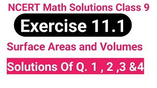 NCERT Math Class 9th Exercise 111  Q 1 to 4  video [upl. by Woo389]