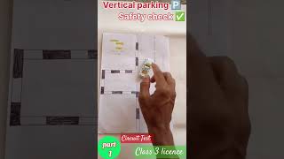 Vertical parking 🅿️ tips  avoid immediate failure verticalparking shorts subscribe [upl. by Ainnat733]