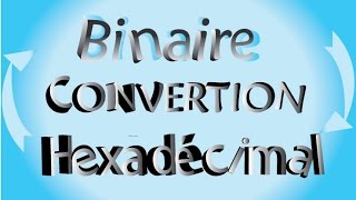 Math Appliqué ofppt  convertion Hexadecimal to Binaire  part2 [upl. by Buyer957]