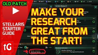 Stellaris Research Guide For New Players  Top Research From The Start Old Version [upl. by Nnylahs]