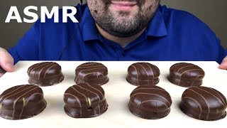 ASMR CHOCOLATE COVERED MARSHMALLOW with Strawberry Cream and Lime Taste Soft Eating Sounds [upl. by Ekenna909]