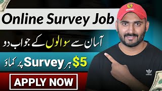 Survey Apps To Make Money  Online Survey Jobs In Pakistan [upl. by Raseta]