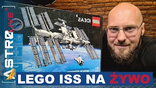 Składanie LEGO ISS na żywo z Astrofazą  AstroLiVE [upl. by Laven]