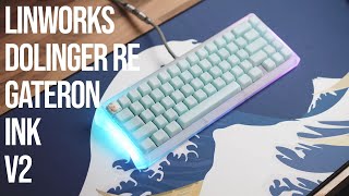 LINWORKS Dolinger RE with Gateron Ink V2 Typing Sounds [upl. by Koehler]