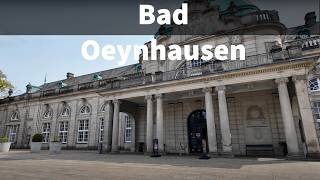 Bad Oeynhausen Germany Walk through a German spa town 4K [upl. by Uzial]