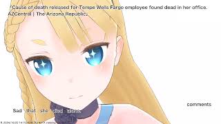 Cause of death released for Tempe Wells Fargo employee found dead in her office AZCentral  The [upl. by Deeraf996]