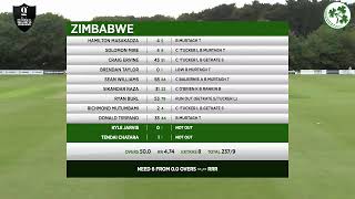 LIVE Cricket  Ireland vs Zimbabwe 2nd ODI [upl. by Dam]