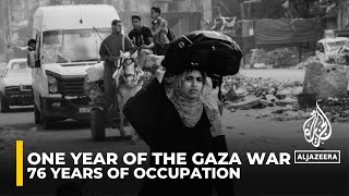 365 Days of Israels war on Gaza 76 years of occupation [upl. by Neff221]