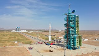 Live A closer look at the Shenzhou18 manned space missions launch site [upl. by Albert520]