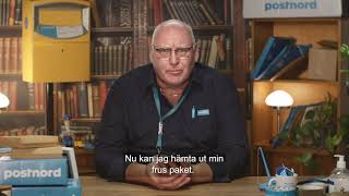 Brevbäraren Bosse tipsar hur du kan hämta ut paket med PostNord App [upl. by Stringer]