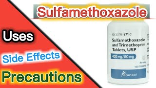 SulfamethoxazoleTrimethoprim Bactrim Septra Uses Dosage UTI Treatment  Medicine bank [upl. by Auqinom333]