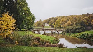 Autumn at Stourhead  a Peaceful Garden Tour and Pride amp Prejudice Locations [upl. by Annaej]