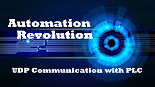 UDP User Datagram Protocol communication with PLC amp PC  PLCSCADA [upl. by Lakin394]