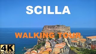 Scilla  Italy walking tour in 4K  Calabria [upl. by Yeleen613]