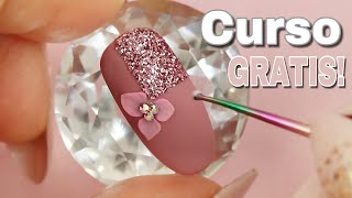 CLASE 2 CURSO GRATUITO 💅🏻 3D NAIL ART aprende a realizarlo como un profesional [upl. by Whitcher]