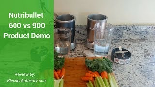 Nutribullet 600 vs 900 Pro Review  Full comparison and Green Smoothie Test [upl. by Covell]