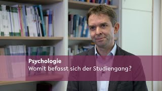 Psychologie Womit befasst sich der Studiengang [upl. by Marni]