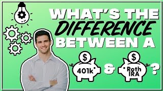 What is the difference between a 401k and Roth IRA [upl. by Neelik]