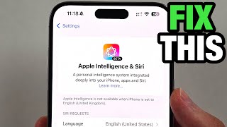 iPhone Siri Not Working iOS 18 Siri 20 SOLVED [upl. by Latsyc515]